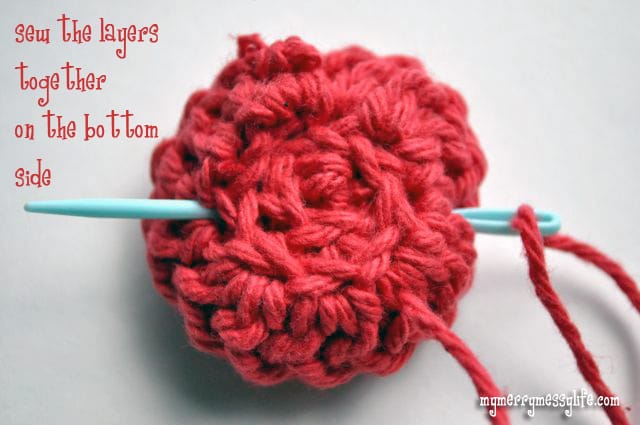 Crochet Rose Pattern and Tutorial - Step 4 Crochet Rose Pattern and Tutorial - Step 4